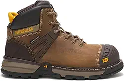 Bota de trabalho masculina Caterpillar, Escavadeira Superlite à prova d'água Nano Toe