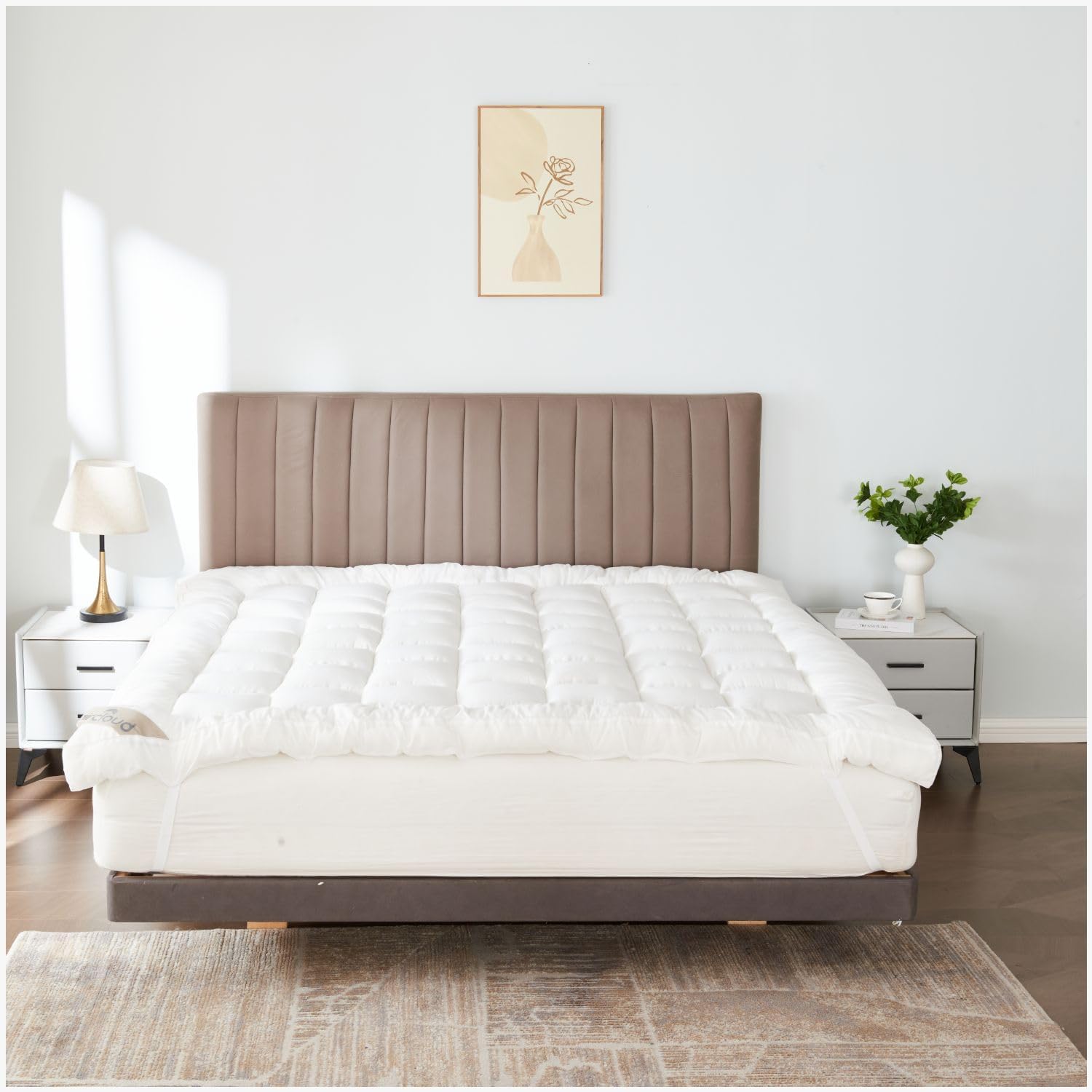 10Cm Mattress Topper Memory Foam Double Mattress Toppers 4" Hotel