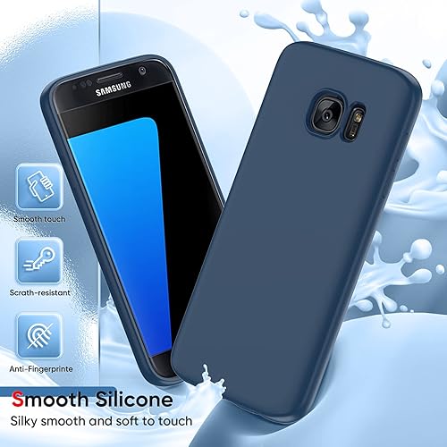 Miniatura 10 de LeYi Funda para teléfono Samsung S7 Funda para Galaxy S7 con 2 protectores de pantalla de vidrio templado para mujeres y hombres, funda protectora