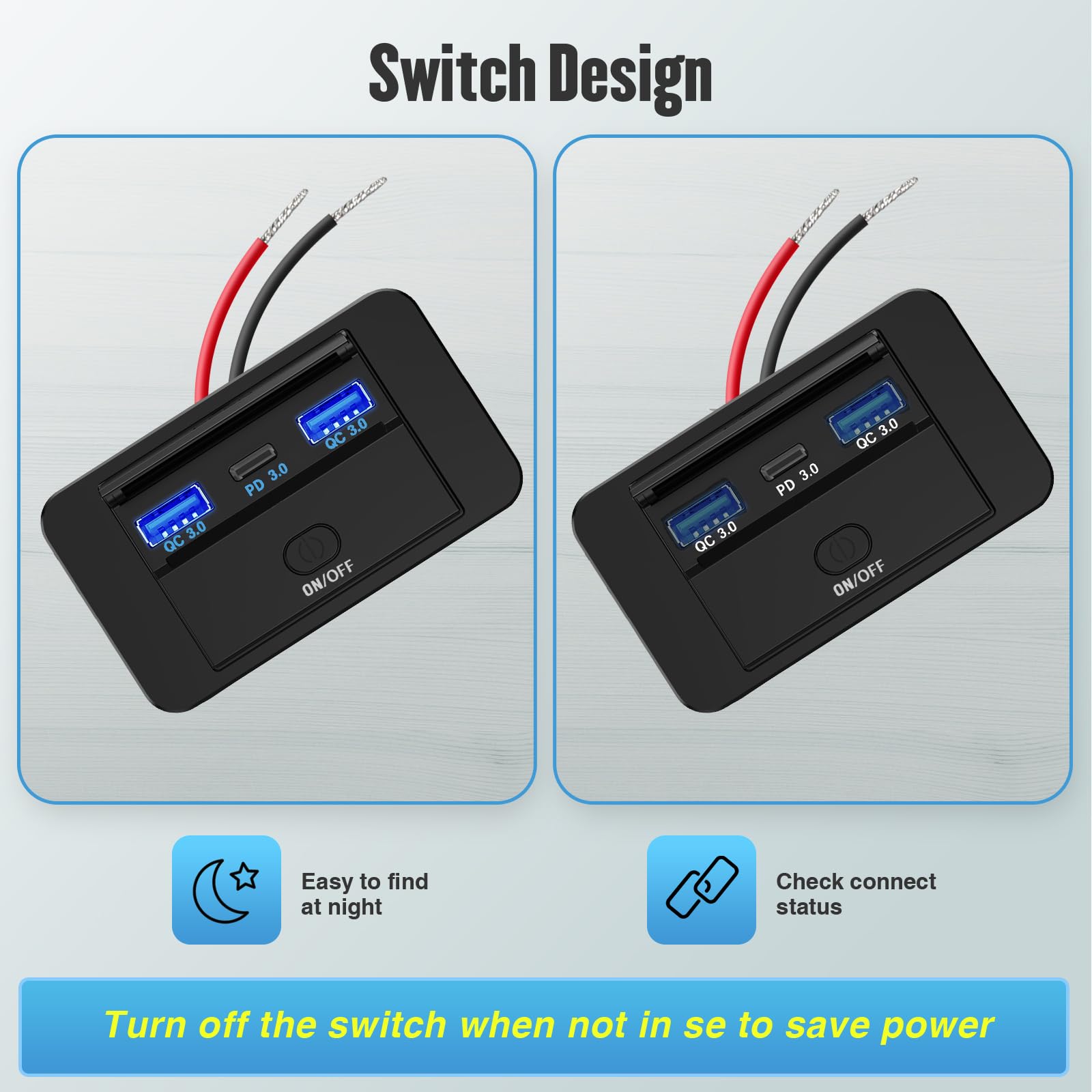 Dual Presa USB Per Auto QC3.0 E PD3.0 - Caricabatteria Rapido 12V/24V - Foto 3