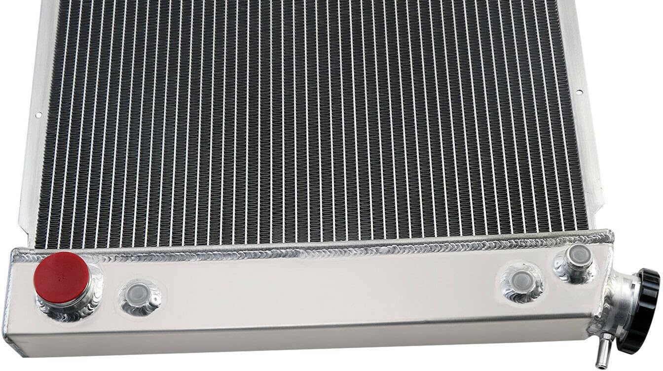 4 Row Core Full Aluminum Engine Radiator Compatible For 1985-1993 1986 Chevy GMC C10 G30 K20 R10 V10 Series 4.3L V6 1986 1987 1989 1990 1992