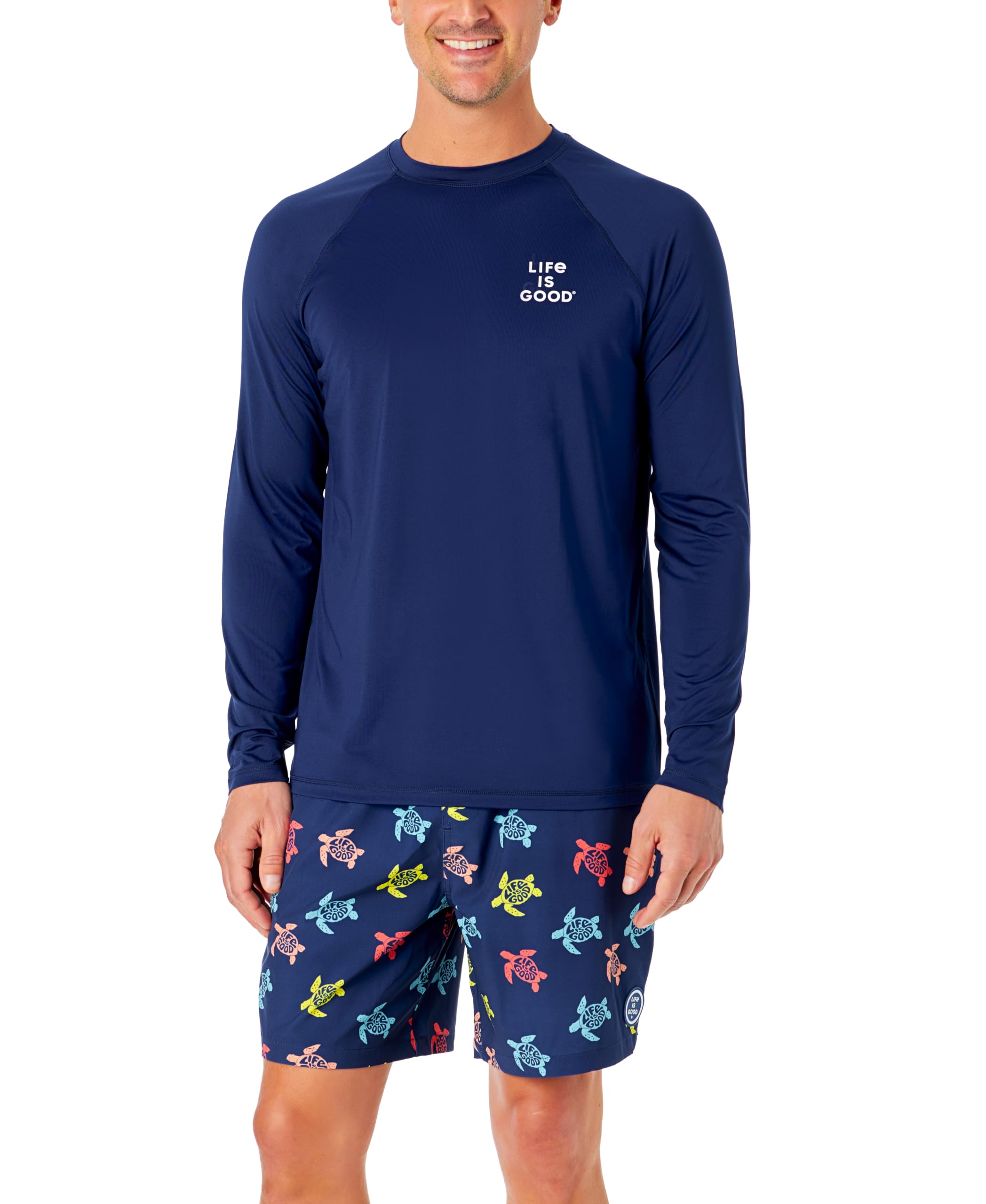 Life is Good Men's Long Sleeve Sun Shirt