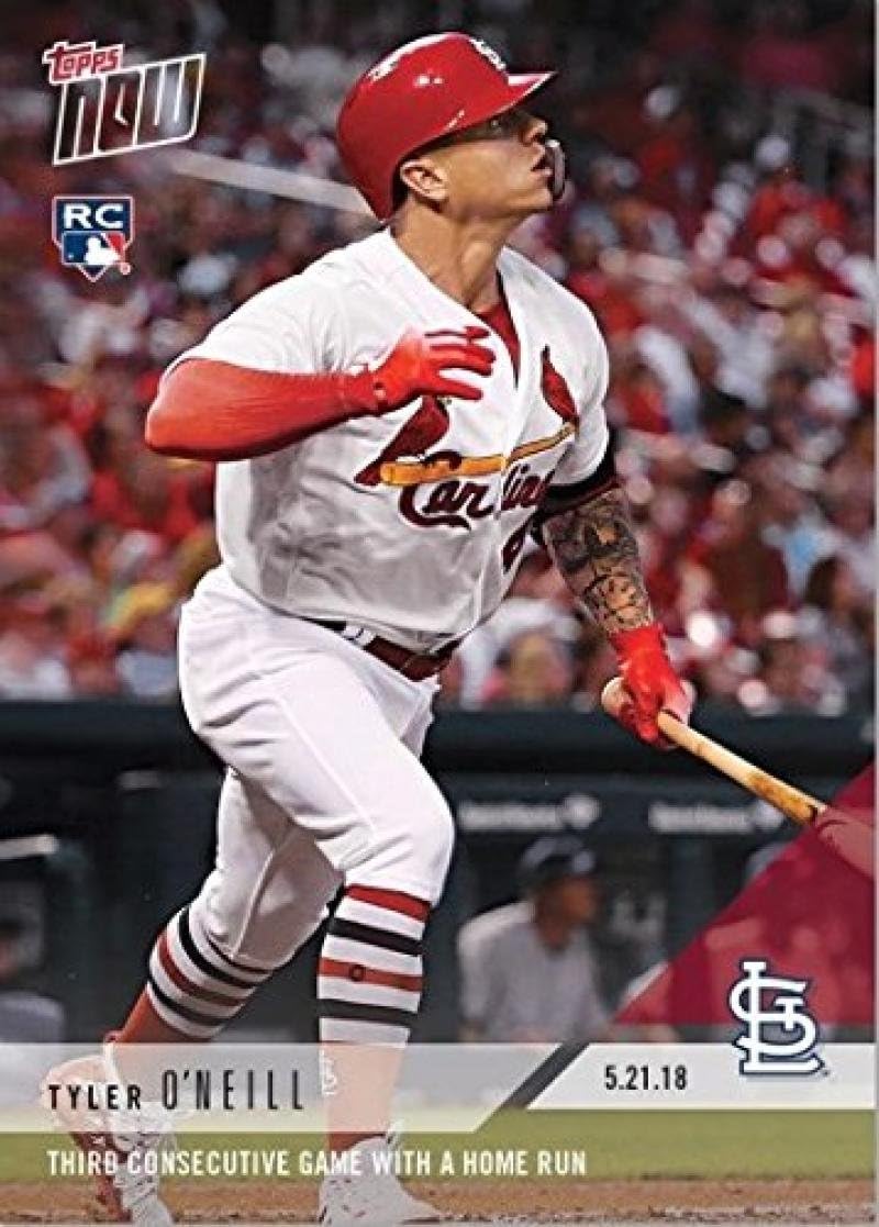2018 Topps Now Baseball #238 Tyler O'Neill Rookie Card - 1st Official Rookie Card - Only 1,179 made