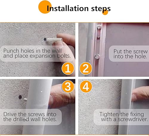 Miniatura 7 de Tablero de anuncios cerrado con bloqueo, tablero de notas de corcho de aluminio, tablero de anuncios para montaje en pared con sello de goma a