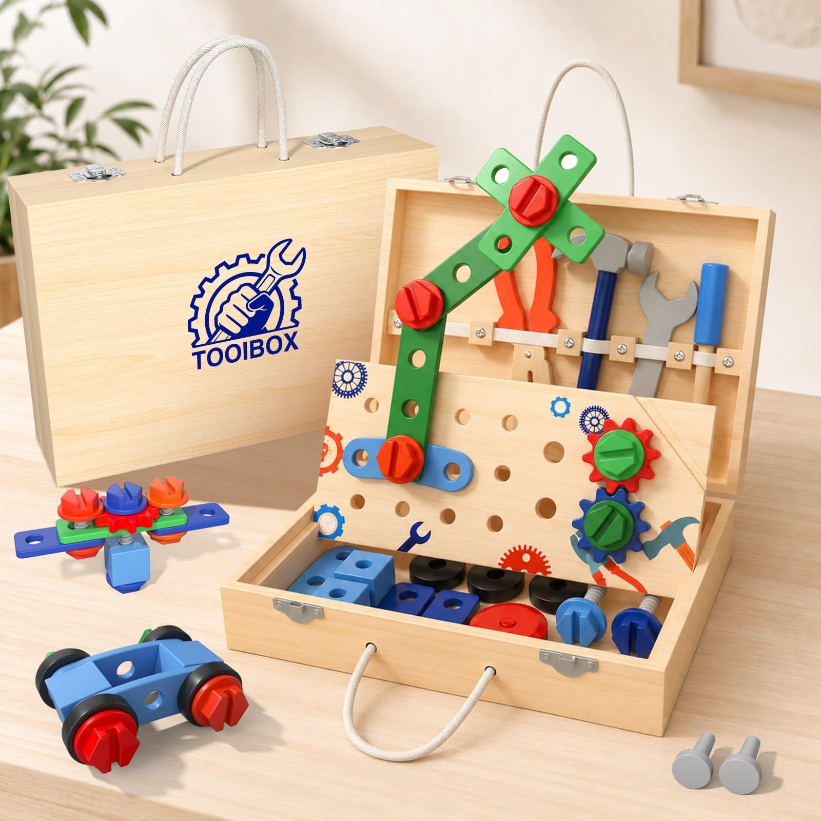 predolo Bricolage en Bois Portable | Éducatif, Jeu D'imitation Bricolage, pédagogie Active, J, pr