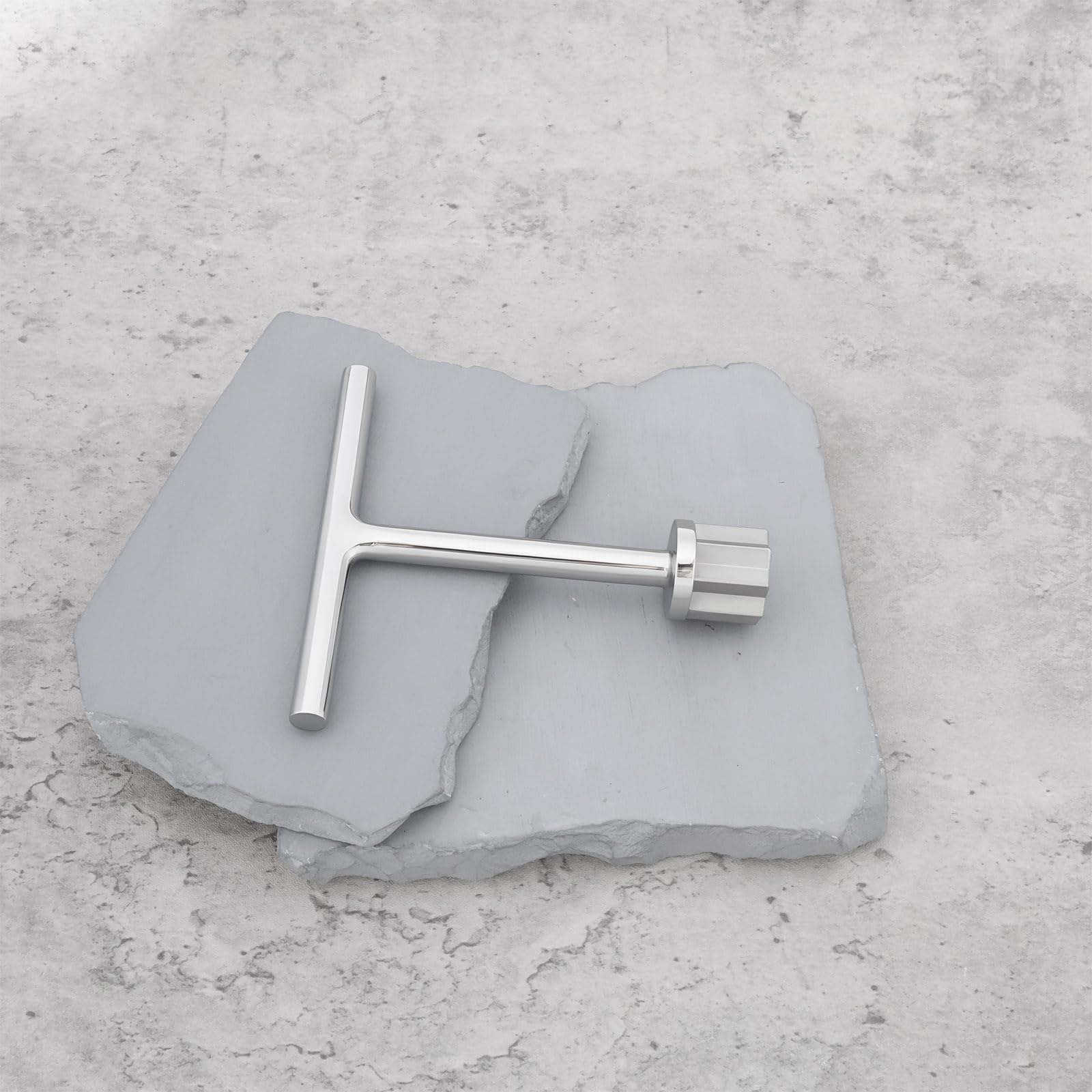 Chiave A Stella con Impugnatura A T in Acciaio Inossidabile da 23 Mm Utensile Marino con Impugnatura A T per Piastre di Coperta