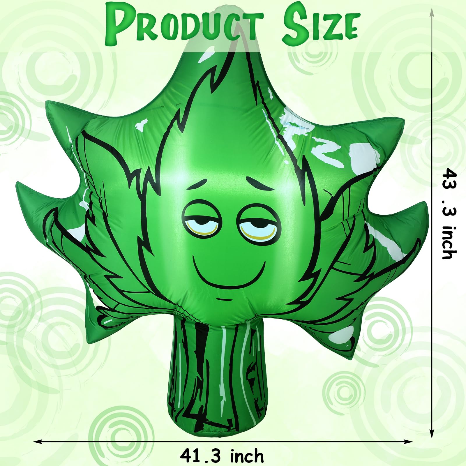 Leaves Inflatable Snapklik.com : 3.6 Ft 420 Inflatable Decor Giant LED Leaves Blow ...