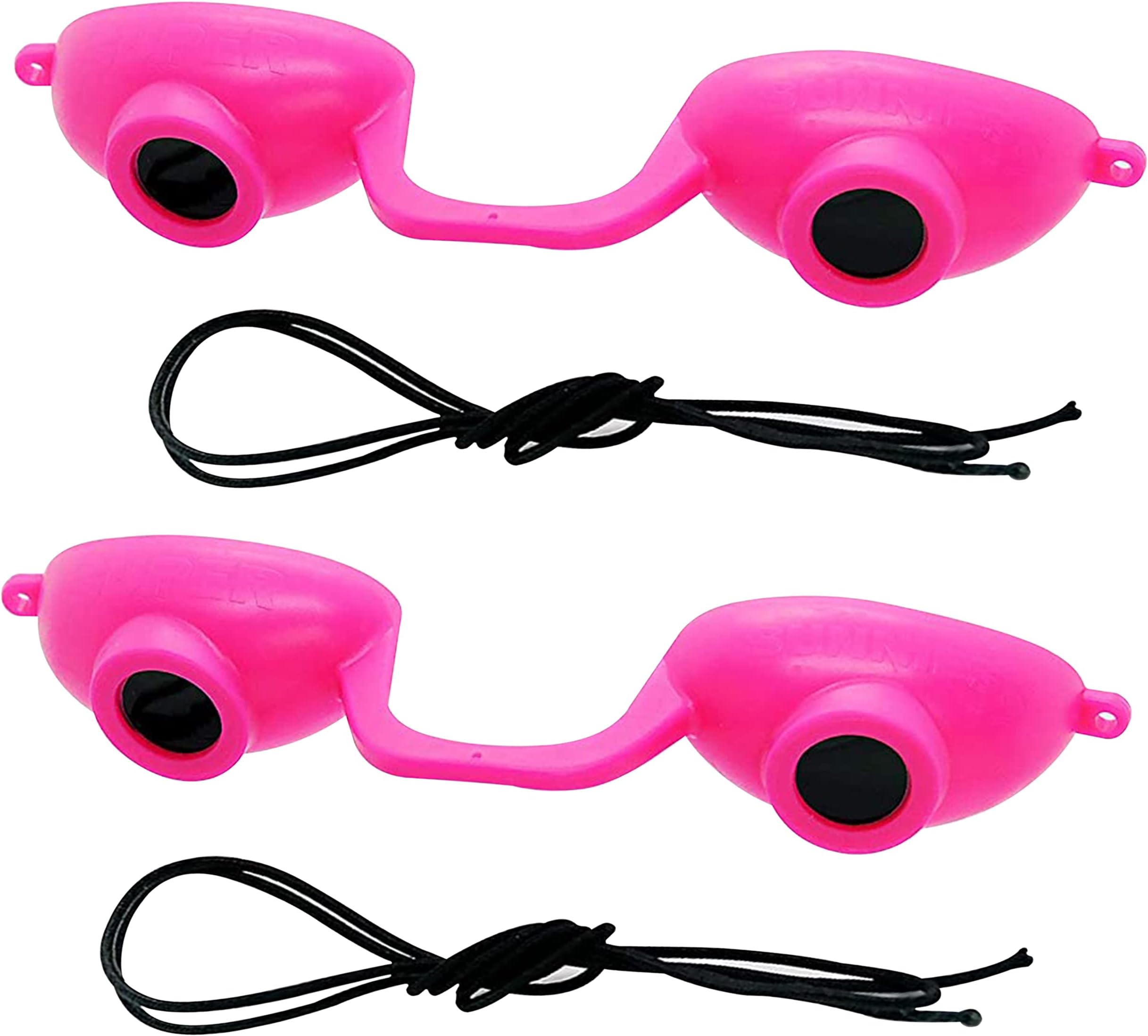 Super Sunnies Flex UV Eye Protection, FDA Compliant Tanning Bed Goggles, Red Light Therapy Glasses, 2 Pack