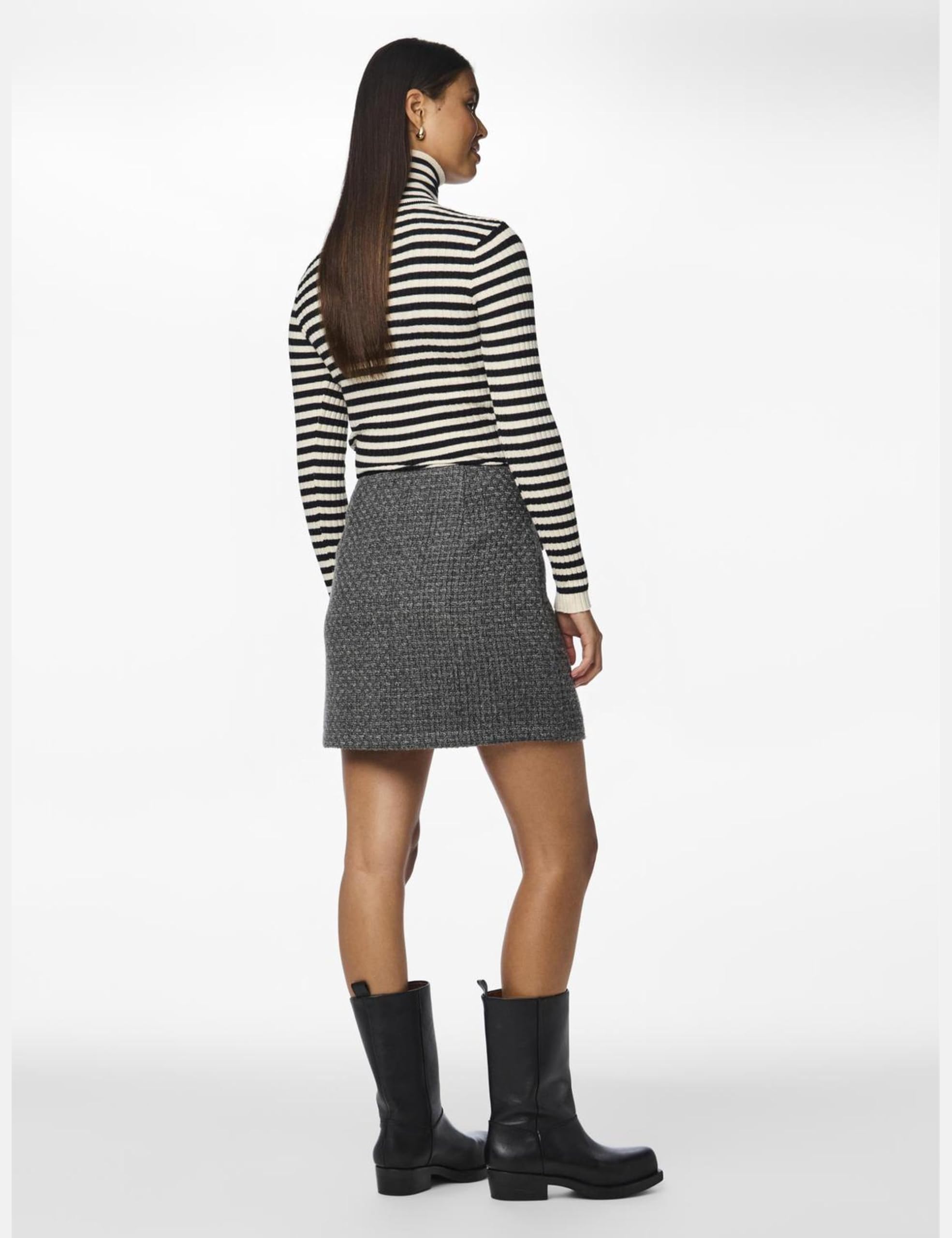 Pieces Pcnua HW - Gonna Corta Boucle Minigonna Donna