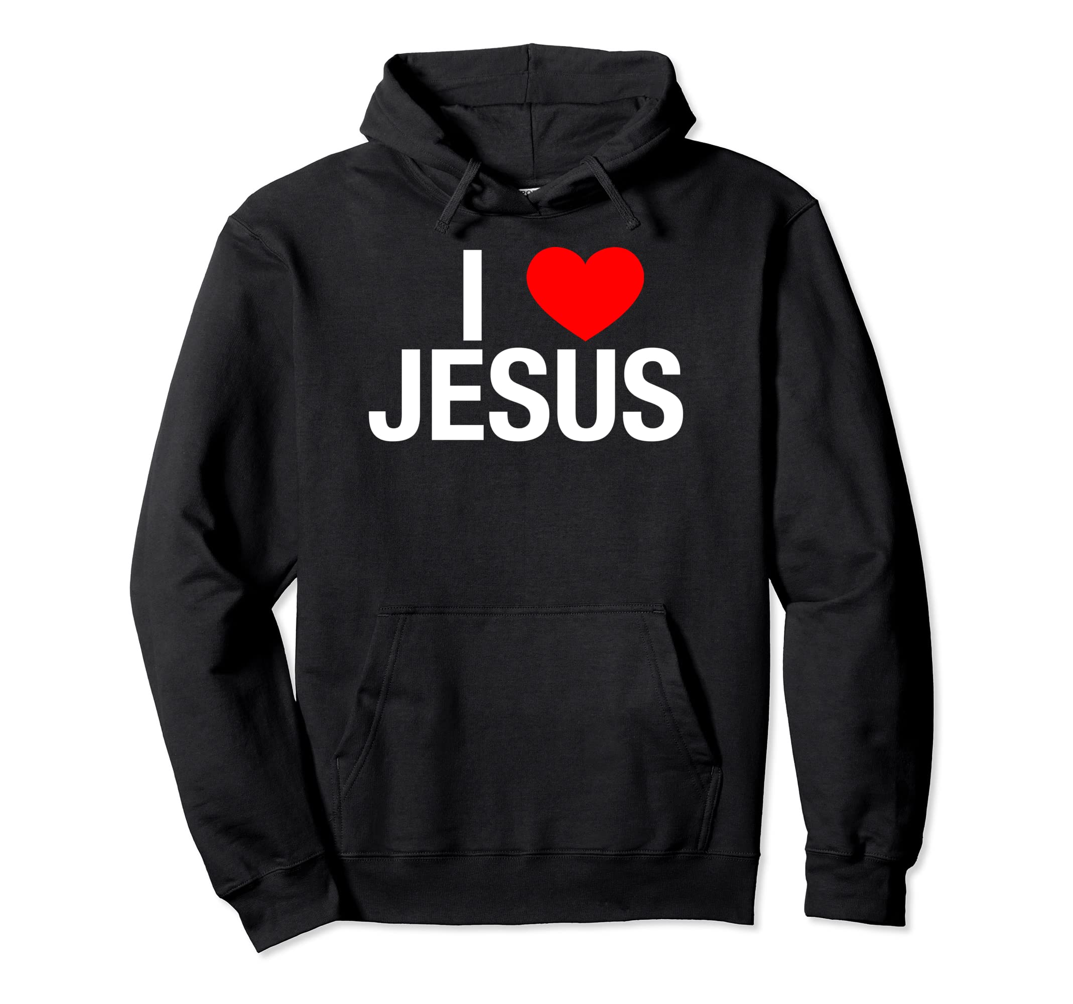 I Love Jesus - I Heart Jesus T Shirt Pullover Hoodie