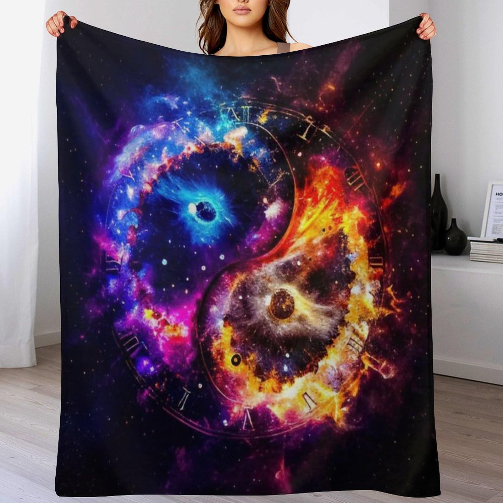 Couverture ciel étoilé chaude pour vos soirées cocooning sur le canapé