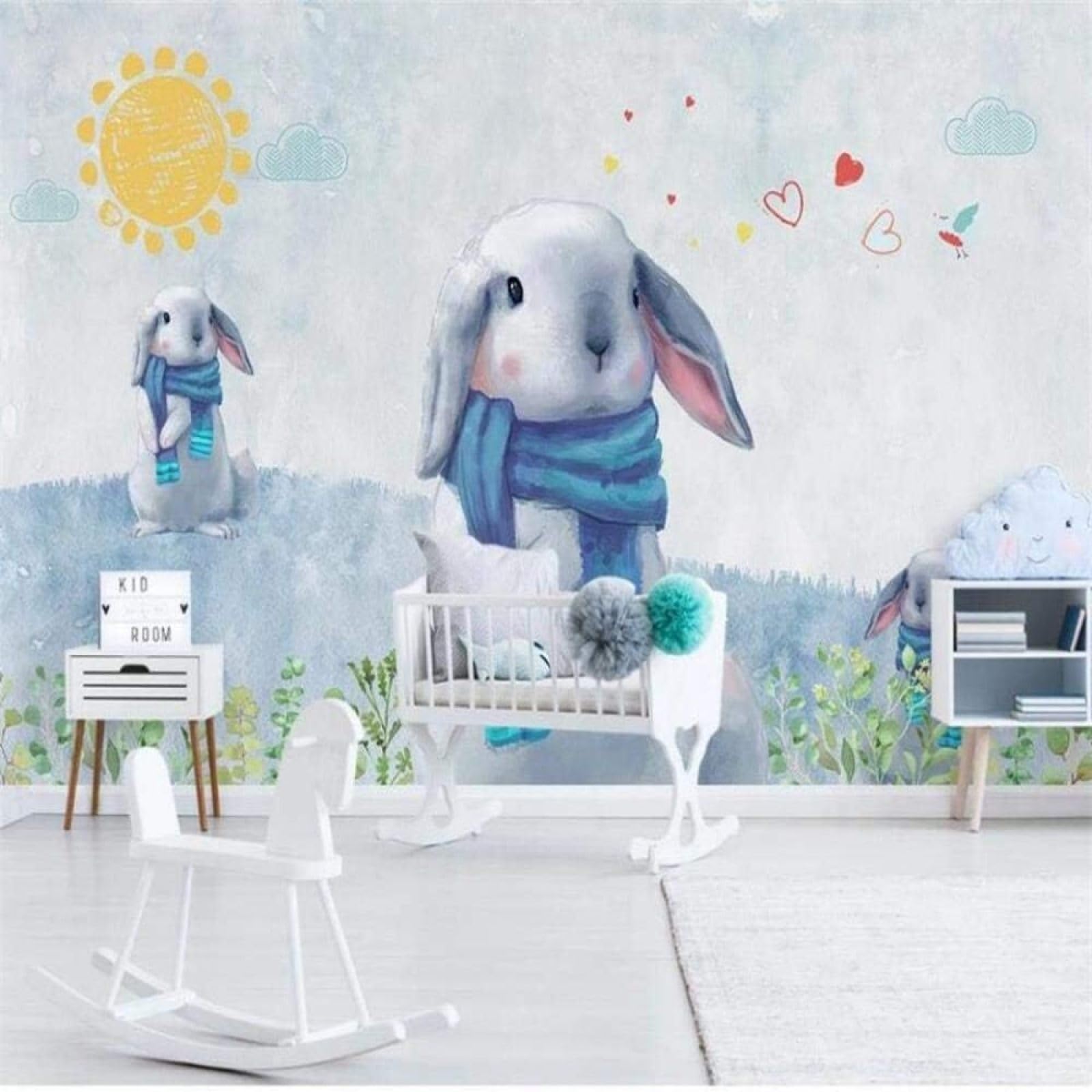 Papel pintado premium de seda XLMING con efecto 3D para salón y comedor familiar