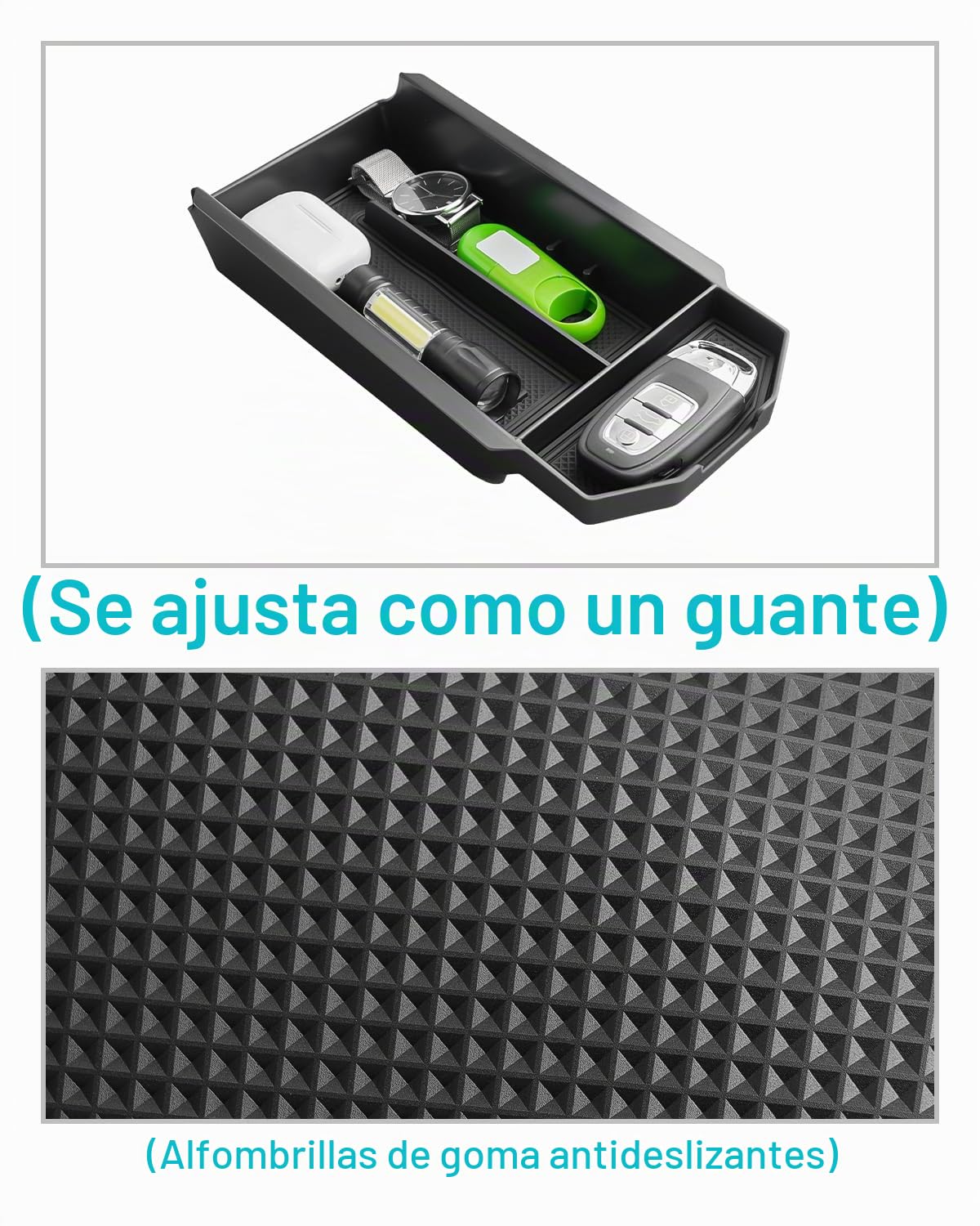 CDEFG Compatible con Toyota C-HR CHR Hybrid 2024 2025 Consola Central Guantera Reposabrazos Caja de Almacenamiento de Coche Organizador Bandeja CHR 2024 2025 Accesorios