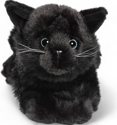 Miniatura 4 de Gato negro, 8 pulgadas, 7.9 in, juguete de peluche, juguete suave, animal de peluche 1308004