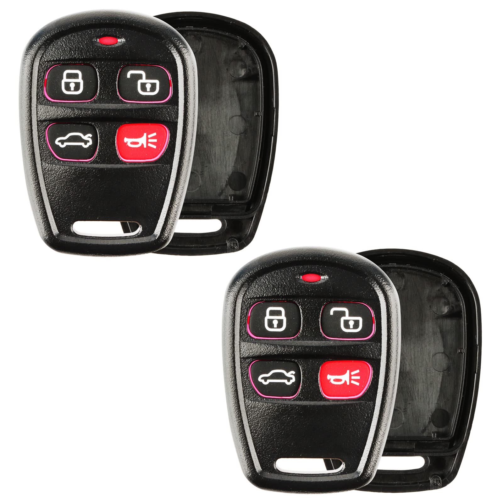 2 carcasas para llave de Kia Spectra (OSLOKA-630T, 95430-2F310, 95430-2F210)