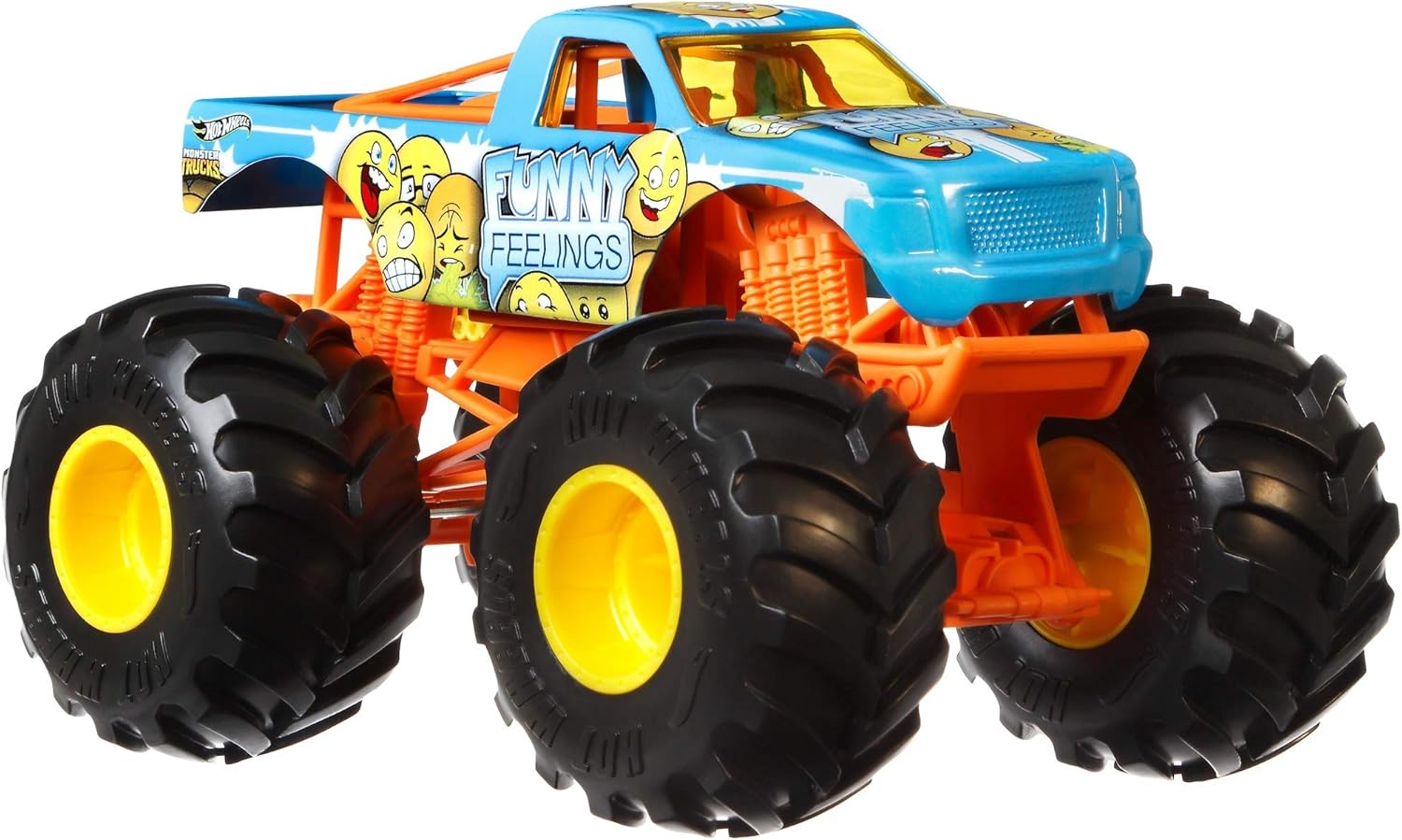 HOT Wheels Monster Trucks 1:24 Funny Feelings Vehicle