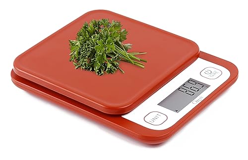 Miniatura 6 de Ozeri Escala de jardín y cocina II, con tecnología de graduación variable 420 de 0.1 g (0.005 oz), ocre quemado