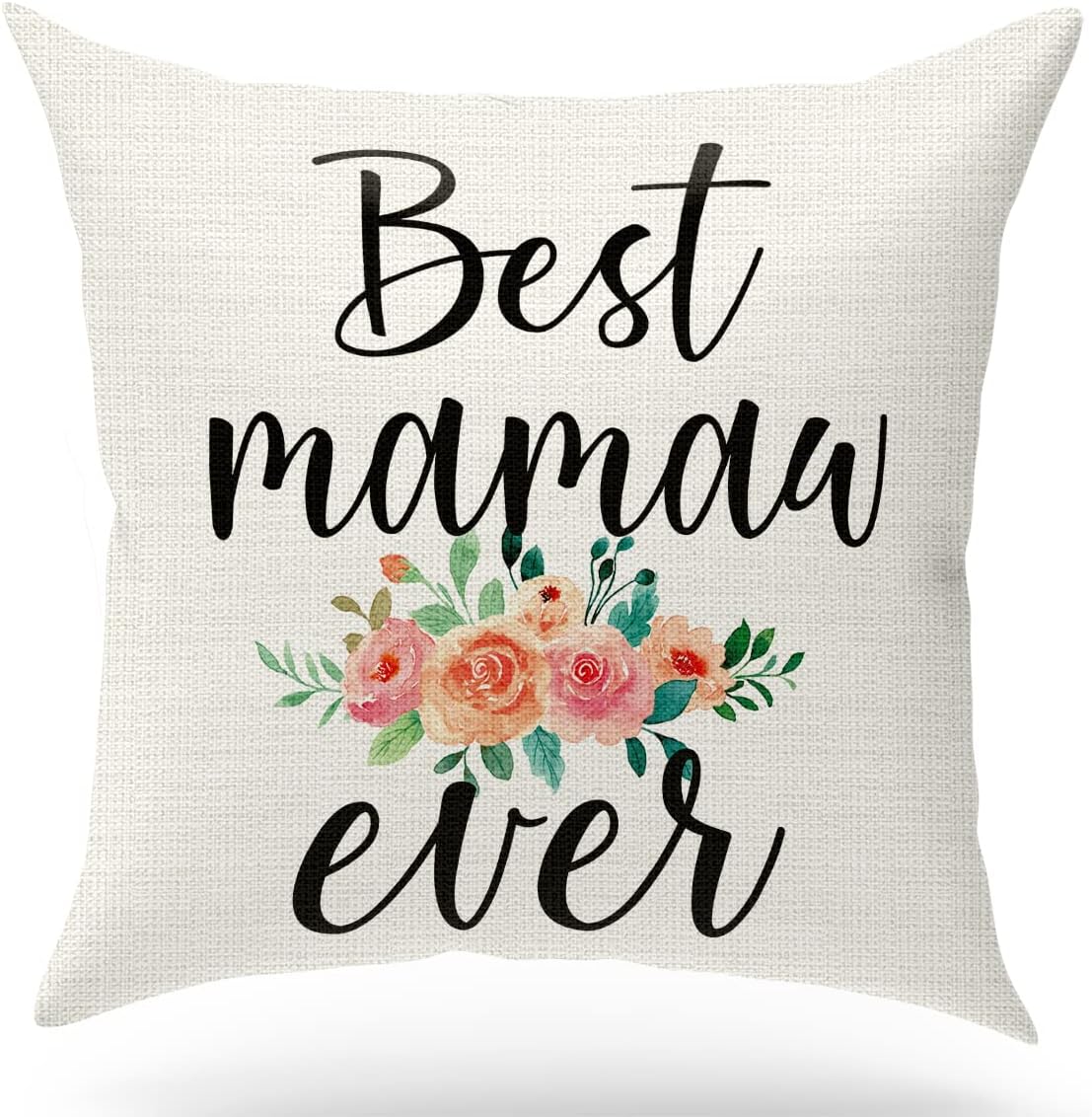 KongMoTree Mamaw Gift Pillow Case, Best Mamaw Ever