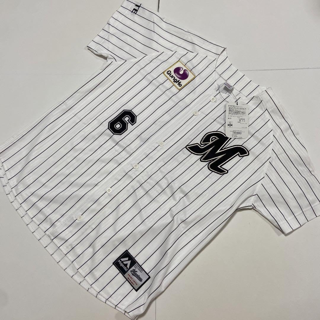 Amazon.co.jp: majestic 千葉ロッテマリーンズ #6 井口資仁