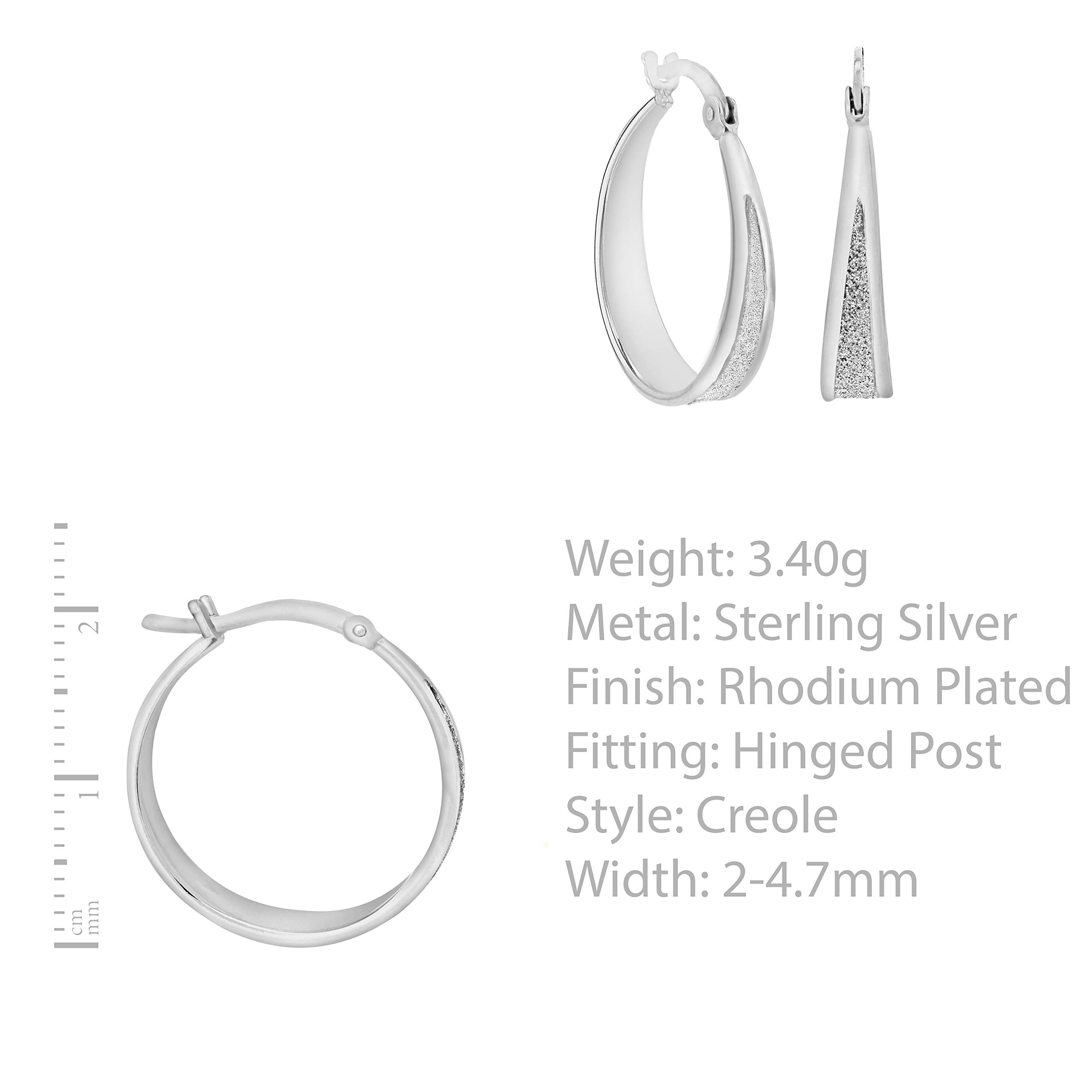 Tuscany Silver Pendientes de aro Mujer plata Plata fina 925 - 8.51.1939