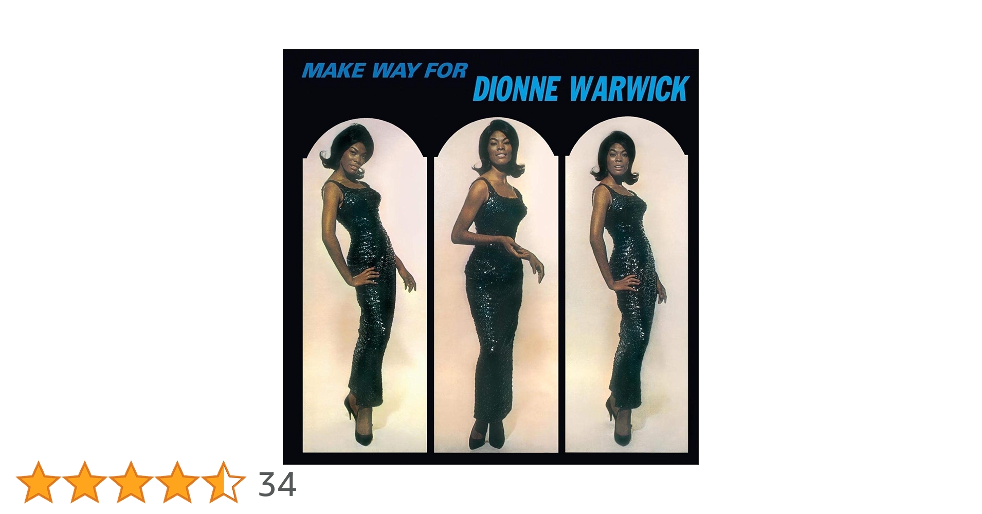 洋楽 DIONNE WARWICK MAKE WAY DIONNE WARWICK Dionne Warwick – Make Way For Dionne Warwick – Vinyl (LP