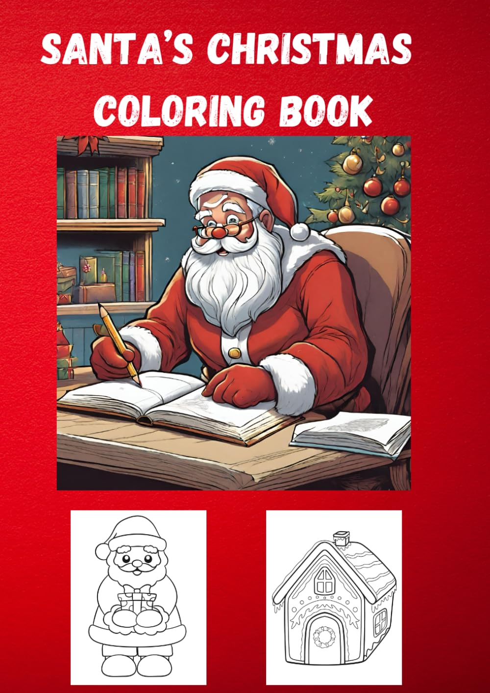 Santa's Christmas Coloring Book