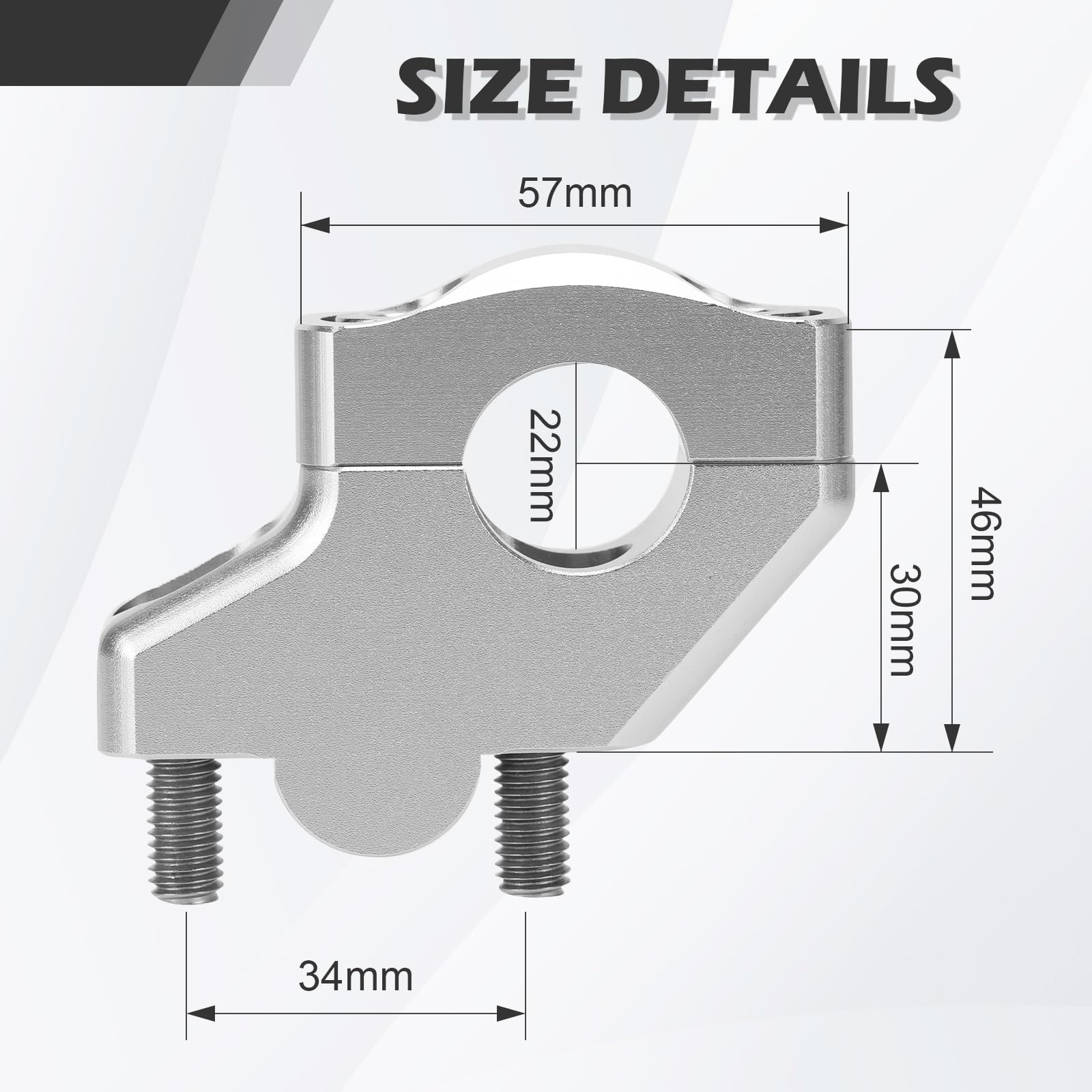 Rialzi Manubrio Offset 22 Mm (7/8") Per S&uzuki Bandit GSF250 400 600 650 750 1200 1250, Sollevare E Arretrare Il Manubrio.