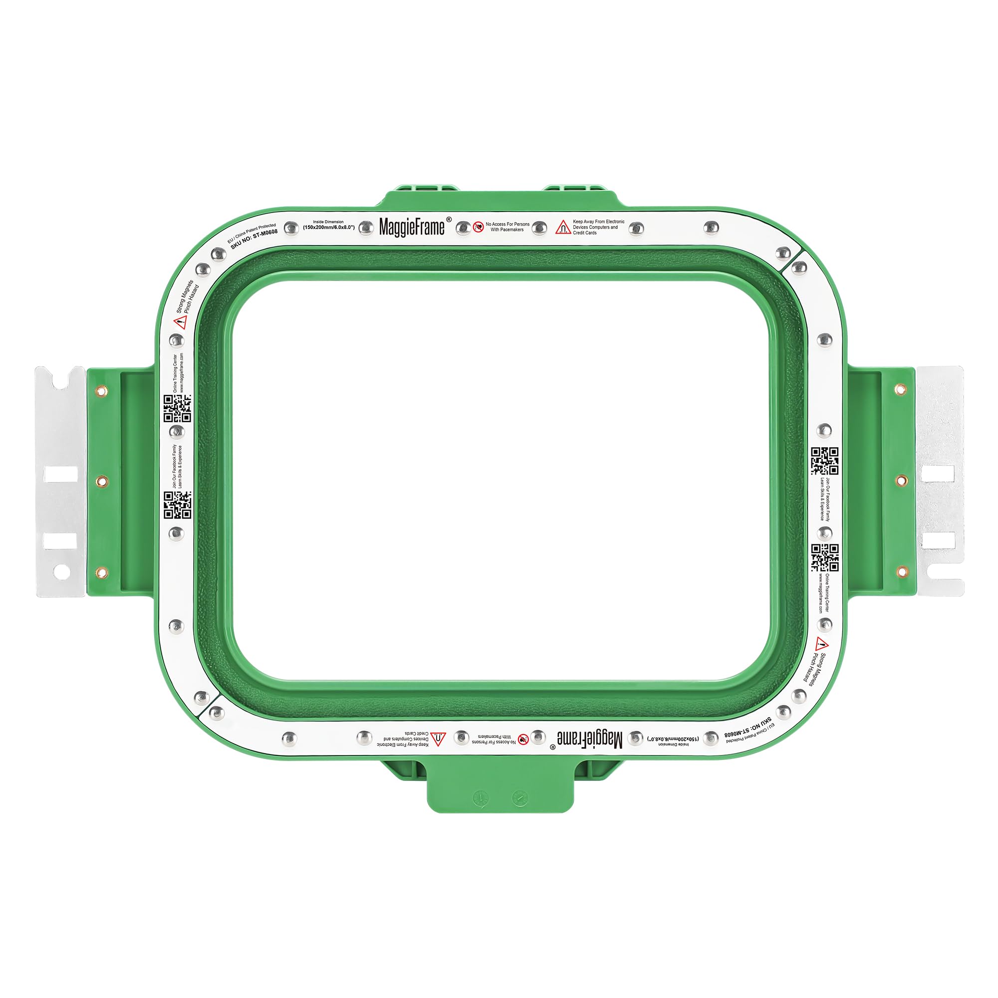 Brewland Bastidor de bordado magnético 150x200mm para Janome MB7 MB4S MB4 | Compatible con Janome MB7S; 6x8inch