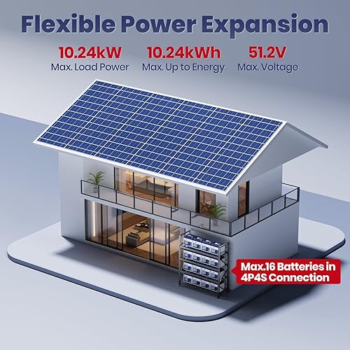 Miniatura 7 de Timeusb Batería LiFePO4 Pro de 12.8 V 50 Ah, batería de más de 15000 ciclos con celdas de batería de grado A, BMS integrado de 50 A, batería de
