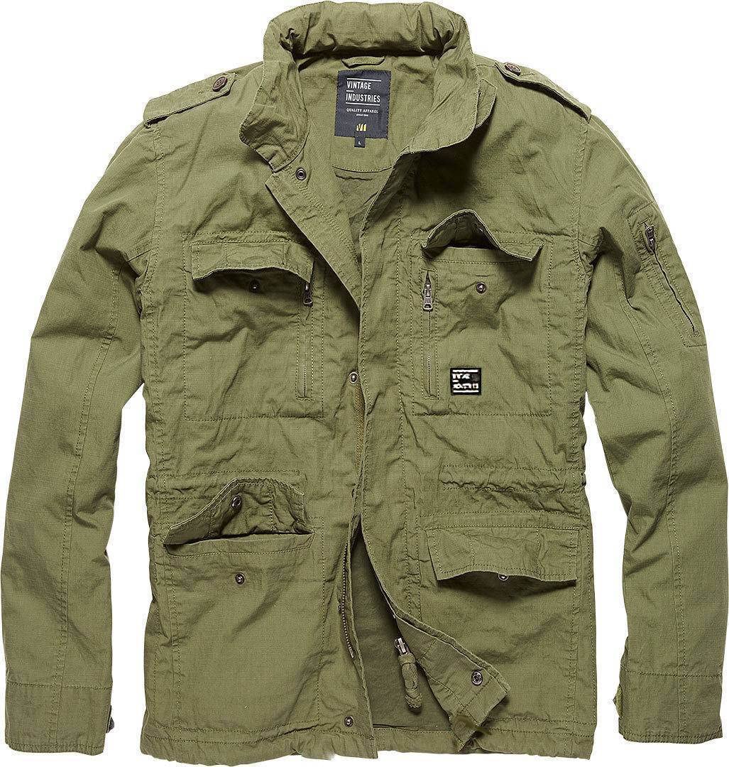 Vintage Industries Men's Olive Drab Jacket Cranford, Size:s, Color: