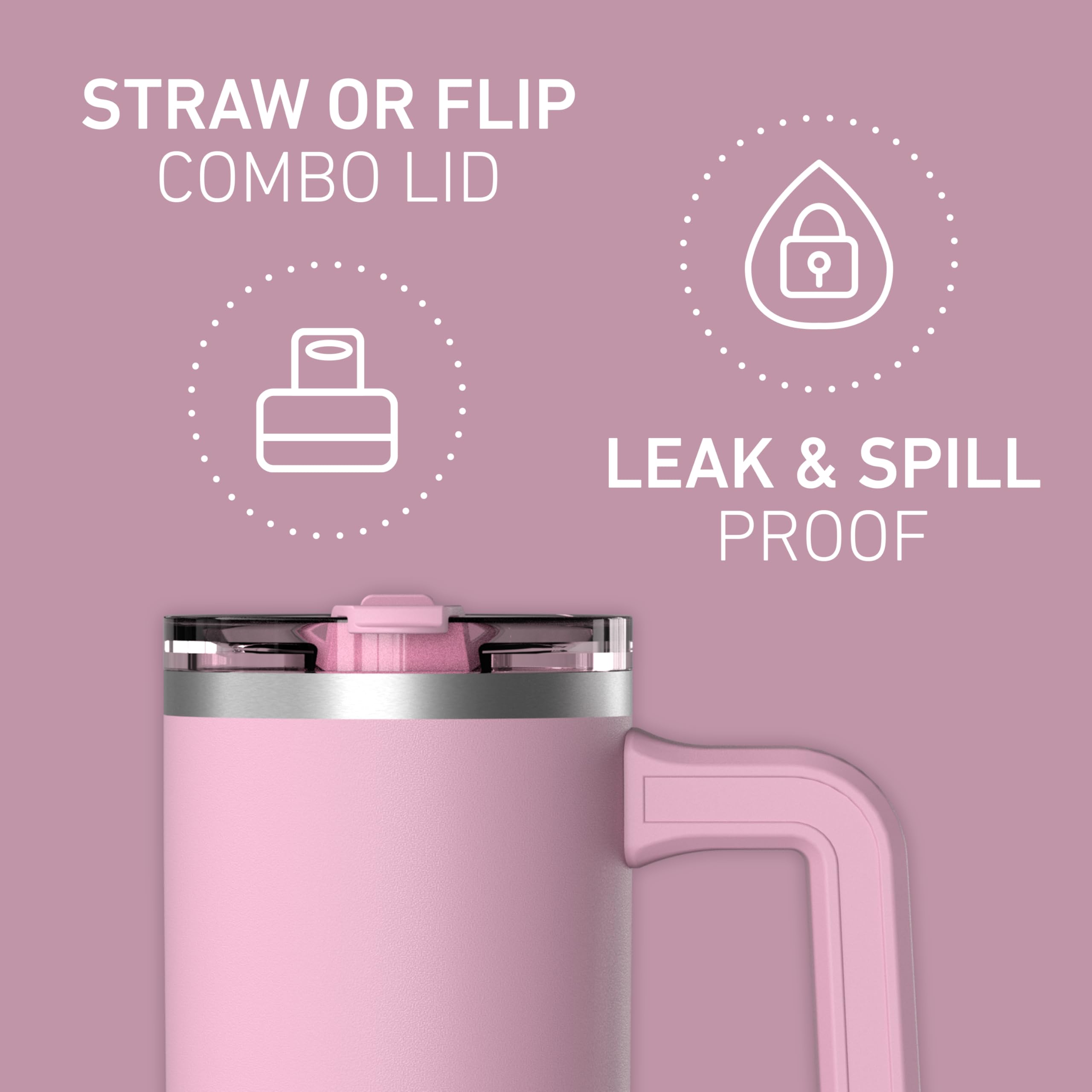 Amazon.com: Hydrapeak Voyager 32oz Insulated Tumbler w/Handle & 2