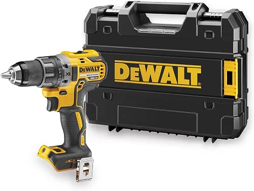 DEWALT 18 Volt 2-Gang Akku-Bohrschrauber (bürstenloser Motor,15-stufiges Drehmomentmodul,13 mm,LED-Leuchte,Lieferung ohne