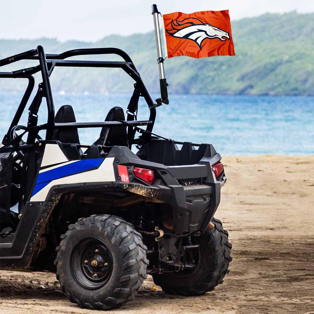 Denver Broncos Boat and Golf Cart Flag - Image 5