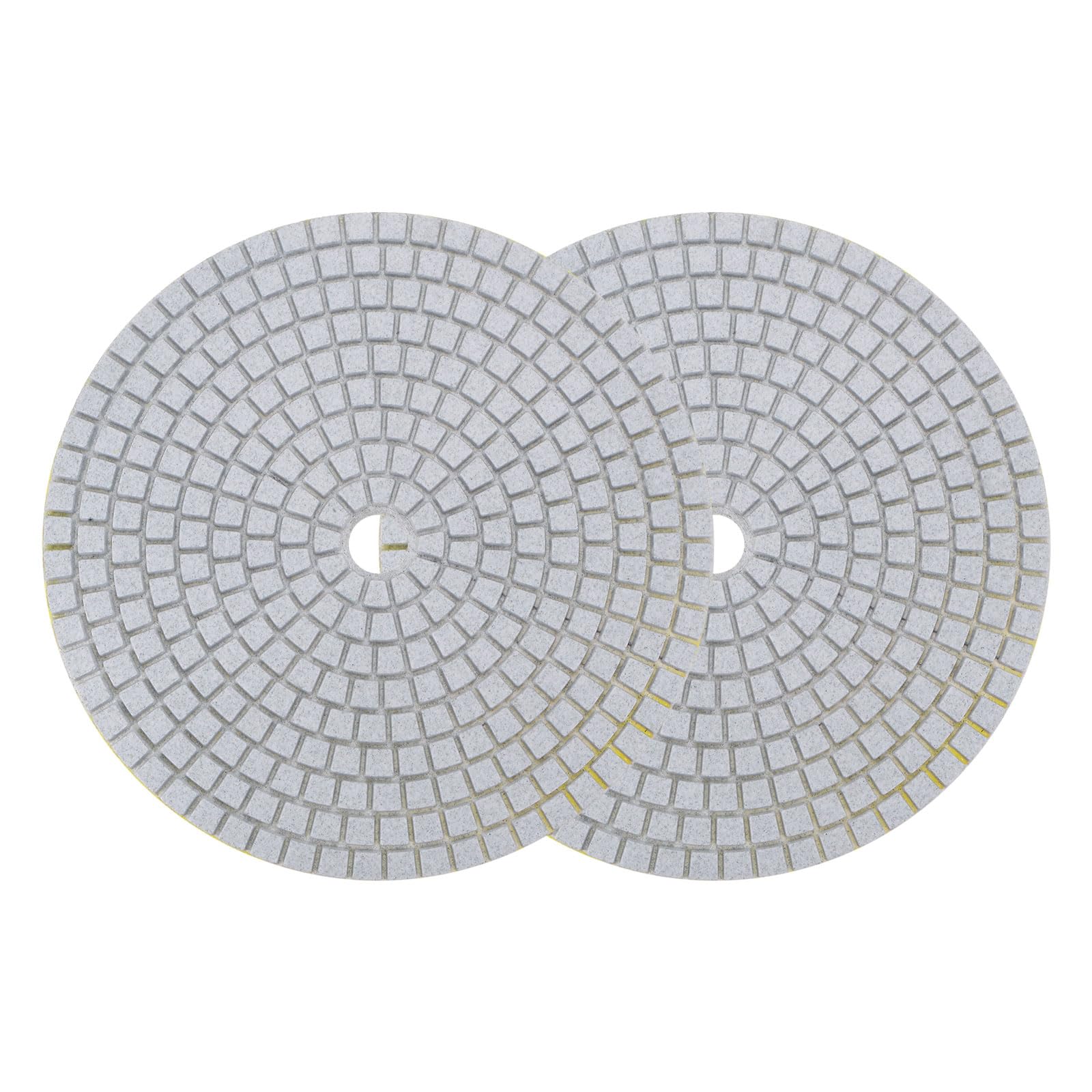 uxcell Diamond Polishing Pad 7-Inch 100 Grits Wet/Dry Grinding for Stone Concrete Marble Countertop Floor 2pcs