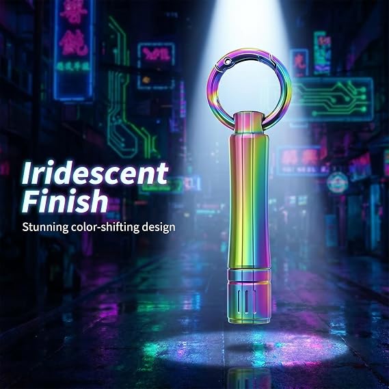 K1 Bright Keychain Flashlight high Bright 150 lumens Small Flashlight Lantern Camp lamp Light Waterproof Torch for EDC,Reading,Sleep,Dog Walking,Camping,Hiking (K1-Pro)