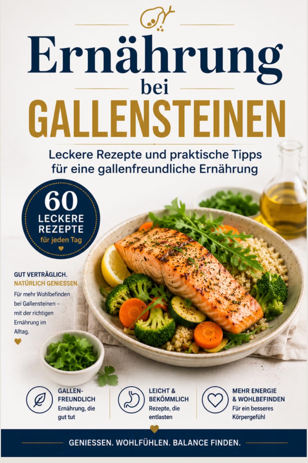 Ernährung bei Gallensteinen: Wie du durch die richtige Ernährung Beschwerden linderst, Koliken vermeidest und deine Gallenblase schützt