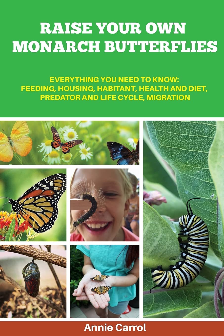 Raise Your Own Monarch Butterflies: Everything You Need to Know: Feeding, Housing, Habitant, Health and Diet, Predator and Life Cycle, Migration