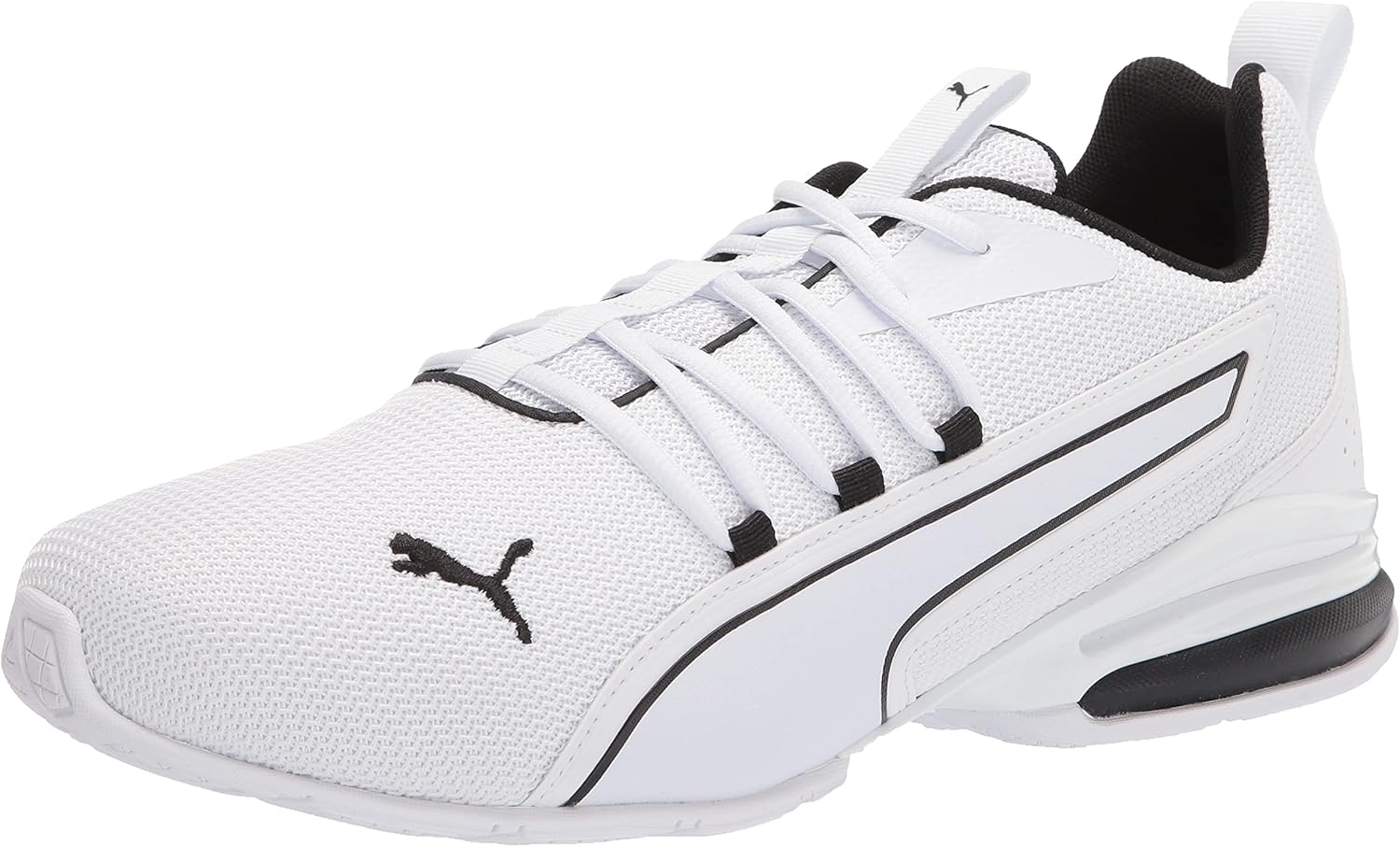 PUMA Men's Axelion NXT Running Shoe, White, 11.5