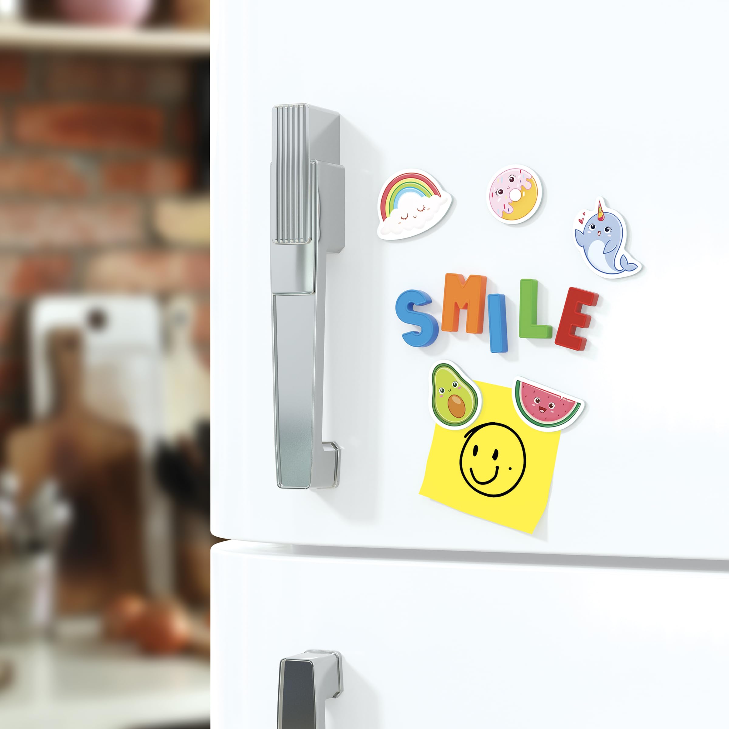 Quercetti ABC 123 Magnetic, Lettere e Numeri Magnetici per Bambini, Calamite Giochi Educativi 4 Anni, per Lavagna Magnetica, Giochi Magnetici per Bambini, Made in Italy