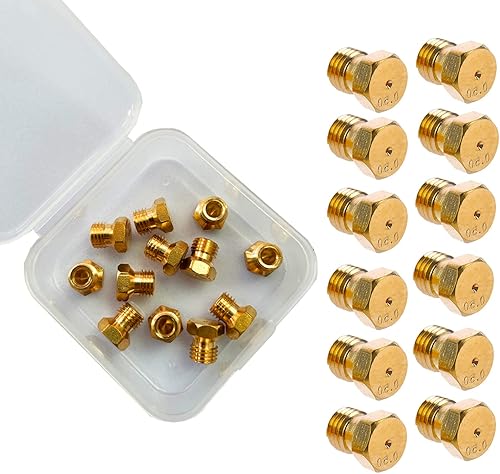 Paquete de 12 boquillas de orificio de gas propano para parrilla, piezas de repuesto de boquillas de latón para quemador de bricolaje para parrillas