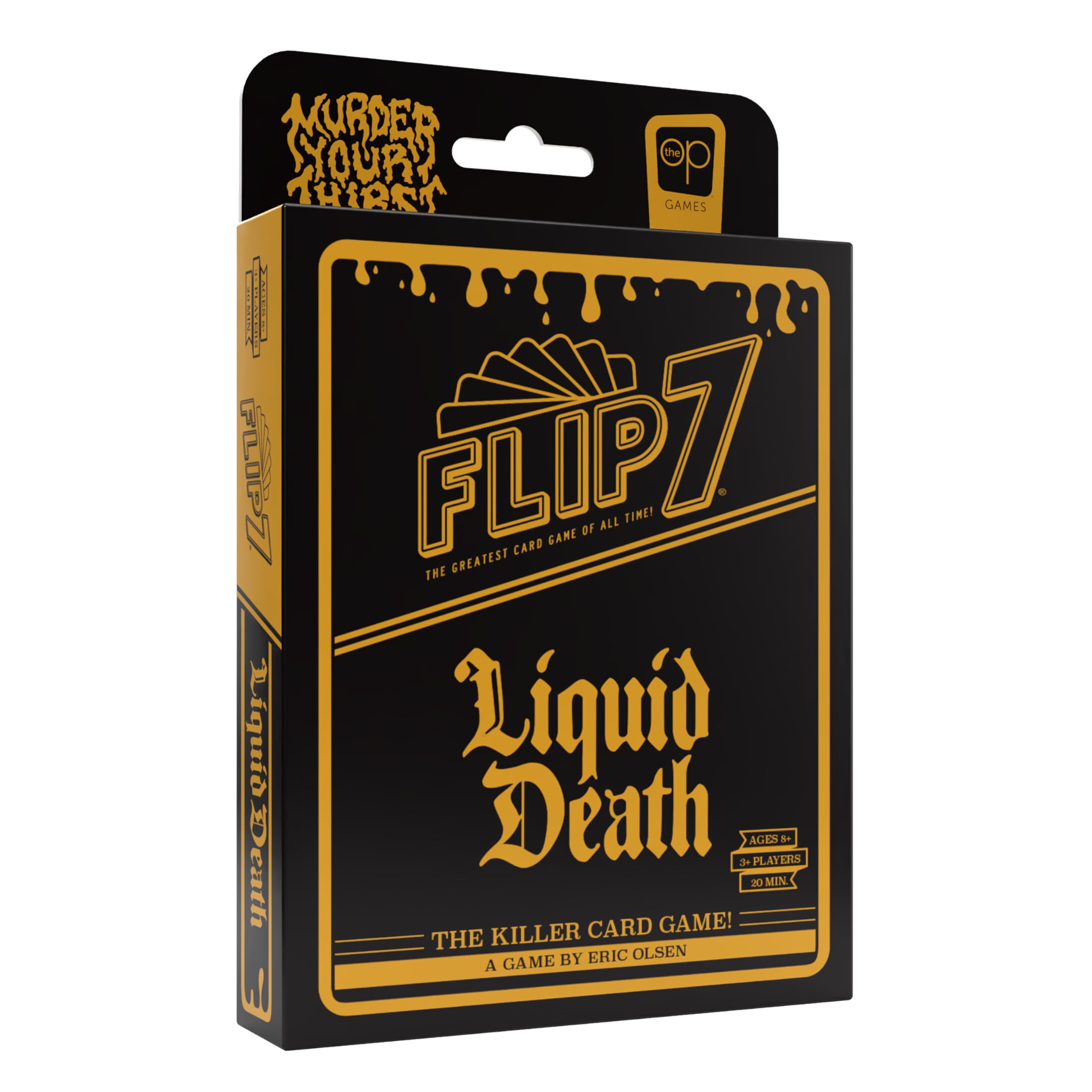 Amazon.com: Flip 7: Liquid Death Edition, Featuring 2 Action Cards