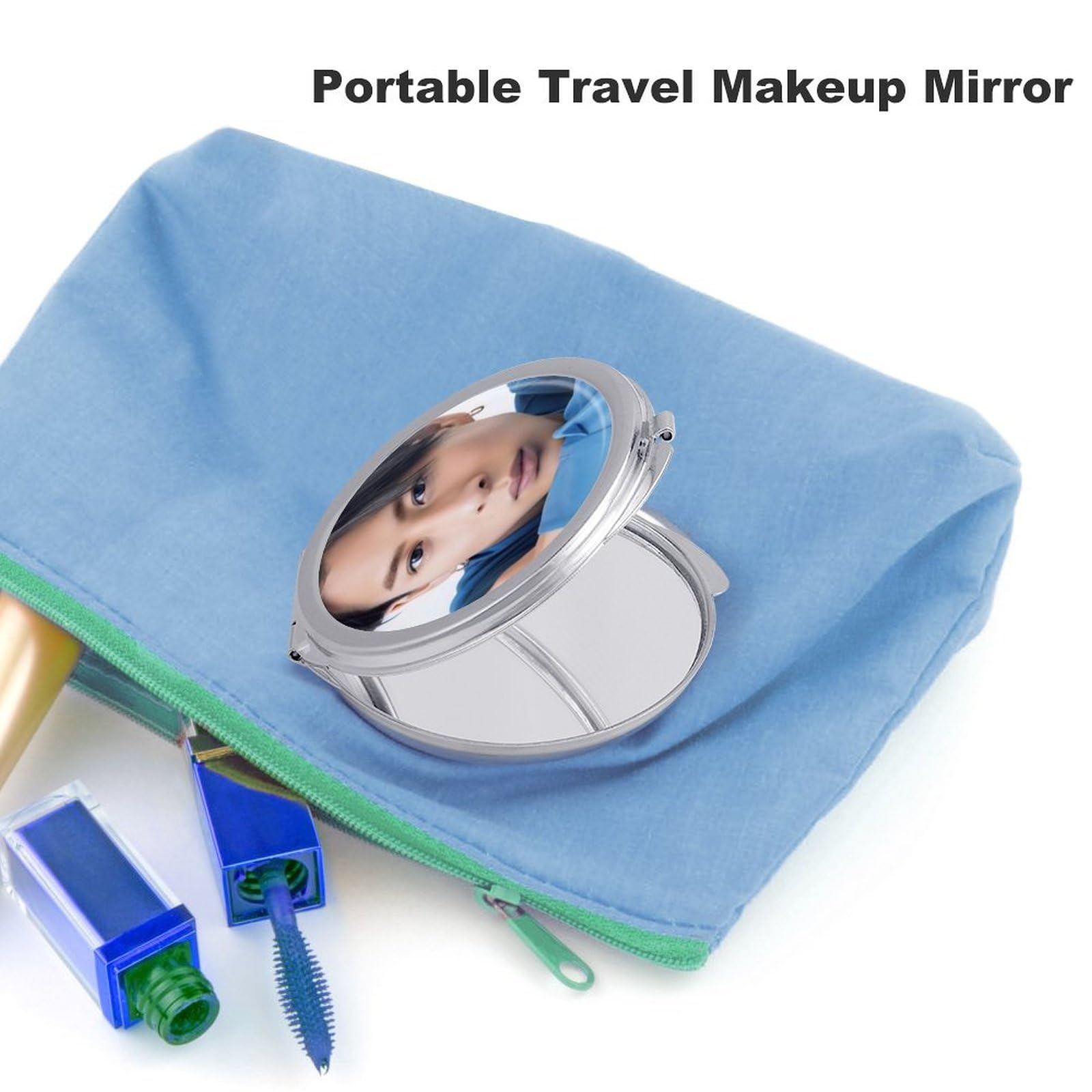 Amazon.co.jp: for 平野紫耀 化粧鏡 コンパクトミラー 化粧ミラー 2倍