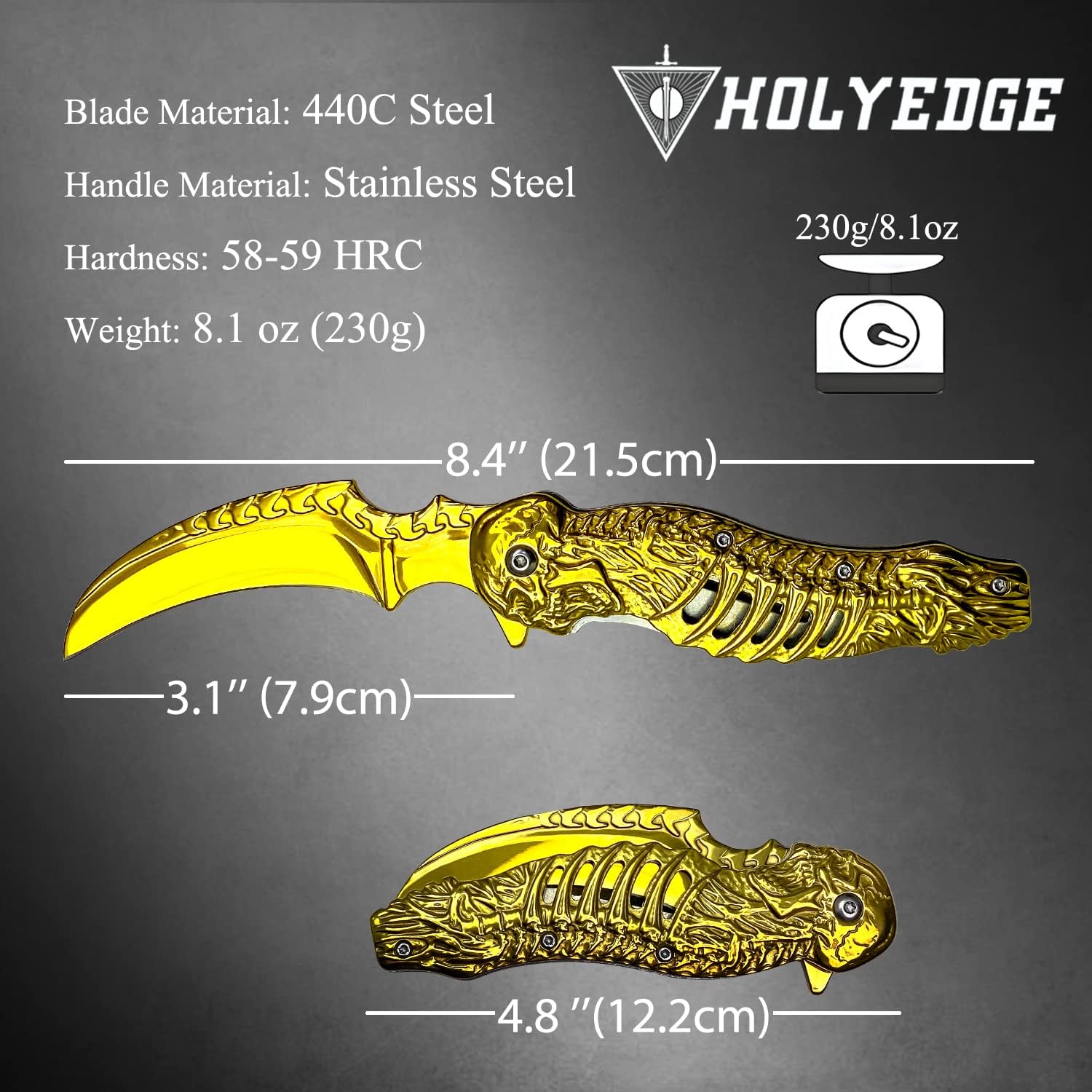 Skeleton Pocket Knife