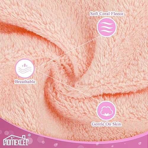 Miniatura 2 de HOMEXCEL Paquete de 24 paños desmaquillantes de alta calidad, reutilizables, súper suaves, de 7 x 7 pulgadas, con solo agua, microfibra altamente