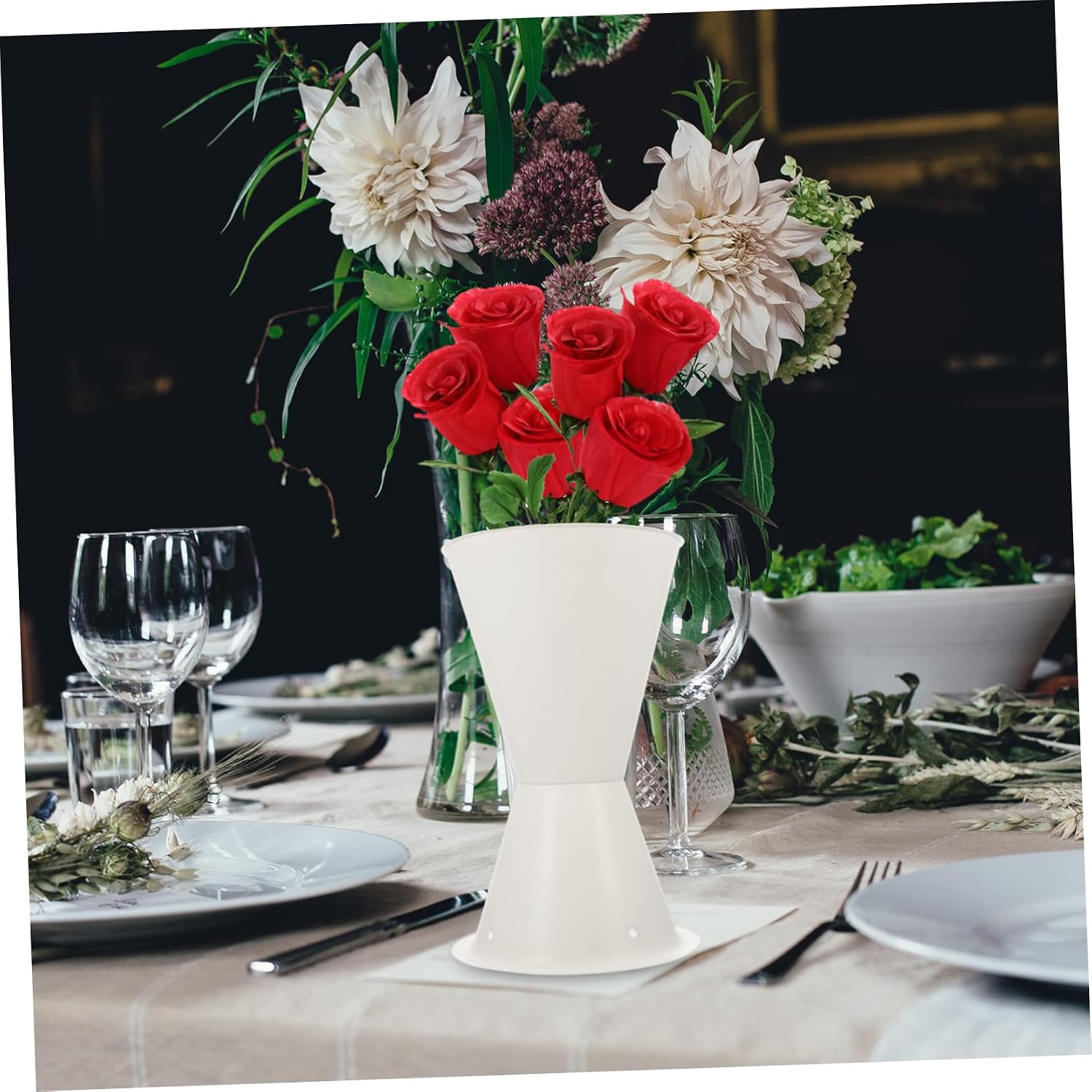 HOODANCOS 4pcs Floral Arrangement Bases for Bouquets Flower Packing Fixing Stands and Stable Flower Holders for Events Weddings and Floral Shops for Centerpieces and Arrangements