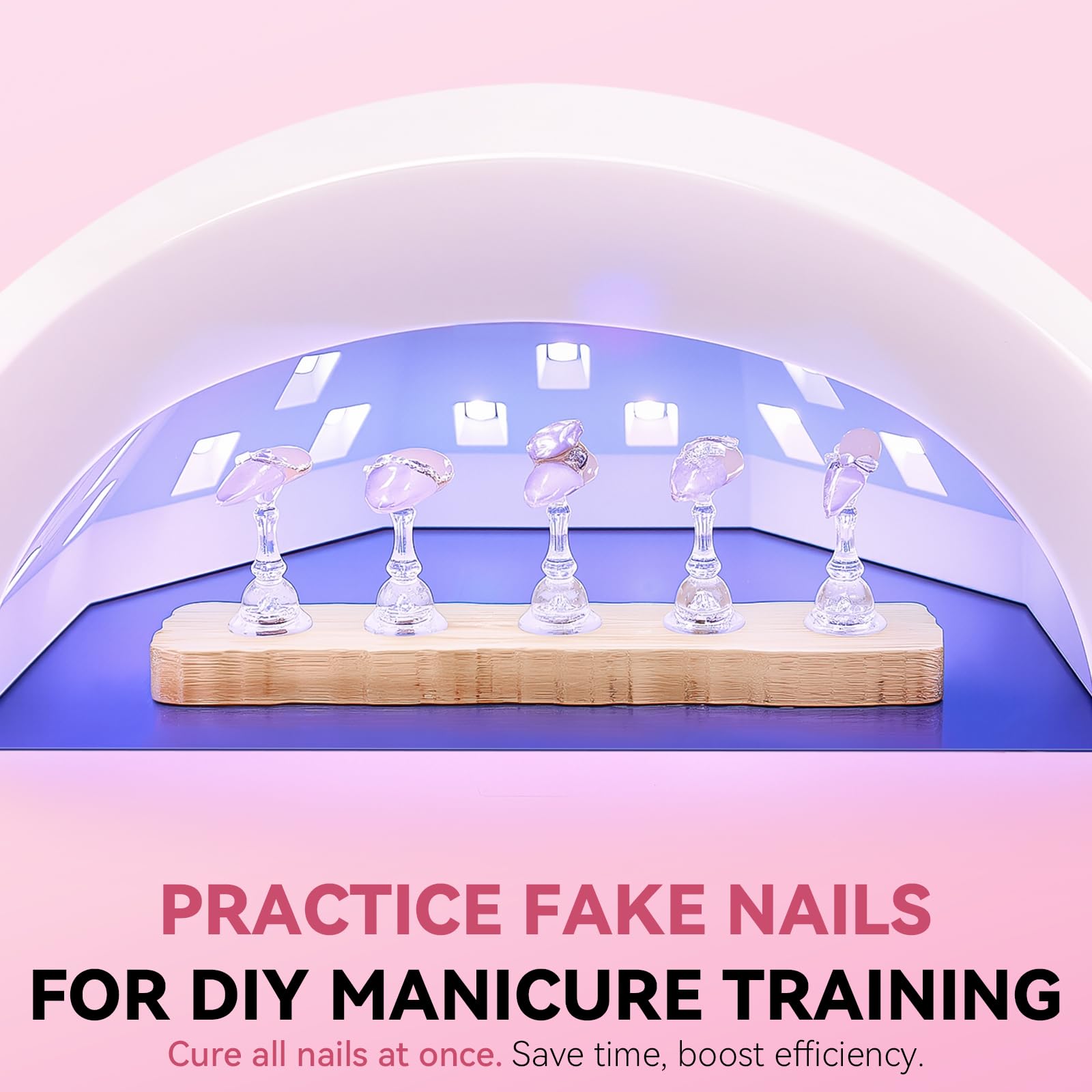 Press On Nail Stand - Display & Practice Your Art -7 Press On Nail Stand - Display & Practice Your Art -7