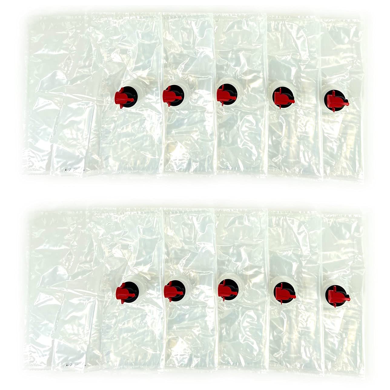 100 Stück Bag in Box Beutel 5 Liter | Baginbox Beutel in 5L | Saftschlauch | Saftbeutel (5 Liter)