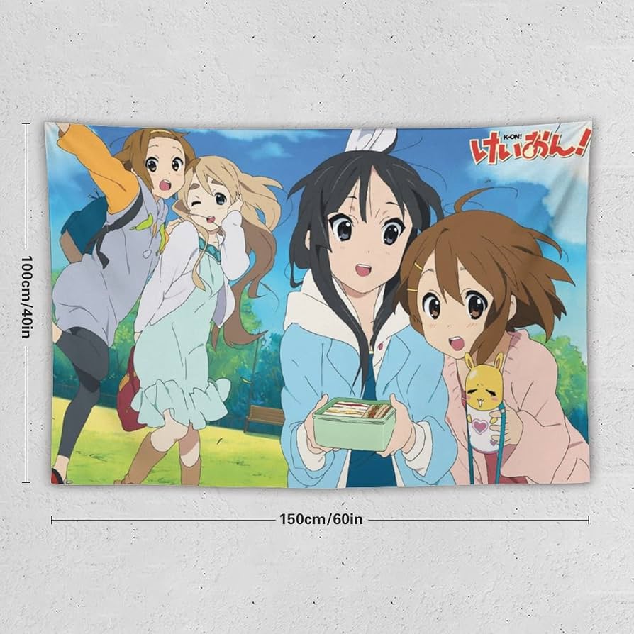 京アニ けいおん！　等身大タペストリー 4人 京アニ けいおん！ 等身大タペストリー 4人 【公式通販】