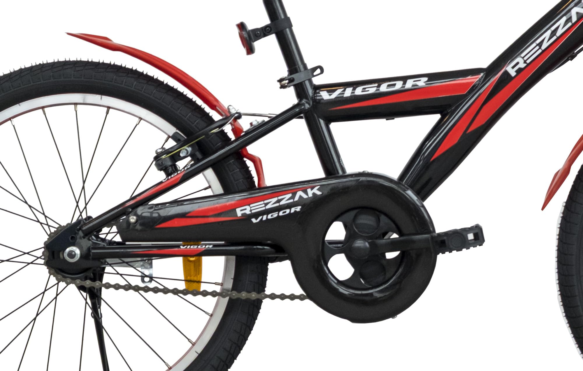 20 Zoll Kinderfahrrad Jungenfahrrad Rad Jungen Fahrrad Rücktrittbremse Schwarz Rot NEU-078