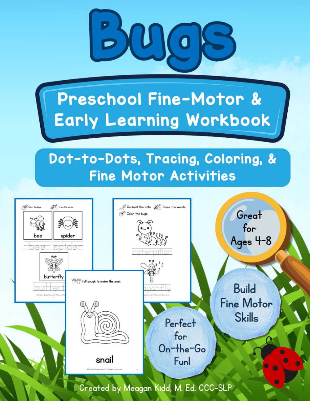 Fine Motor Preschool Workbook: Preschool Activity Worksheets; Preschoolers Activity Book; Travel Activities for 4-8 year olds